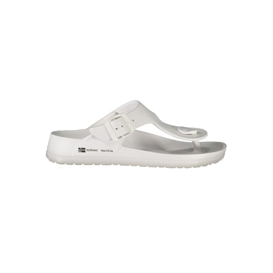 Norway 1963 White Plastic Women Sandal