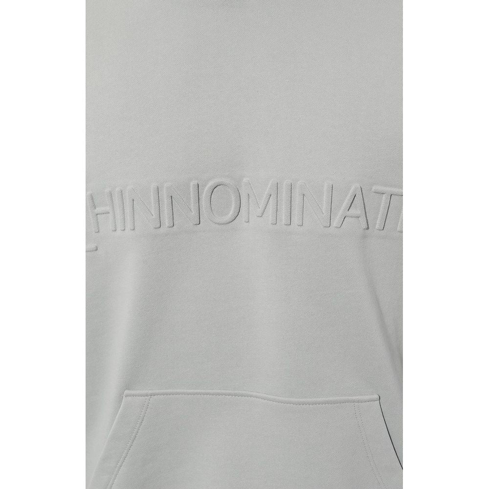 Hinnominate Gray Cotton Men Hoodie