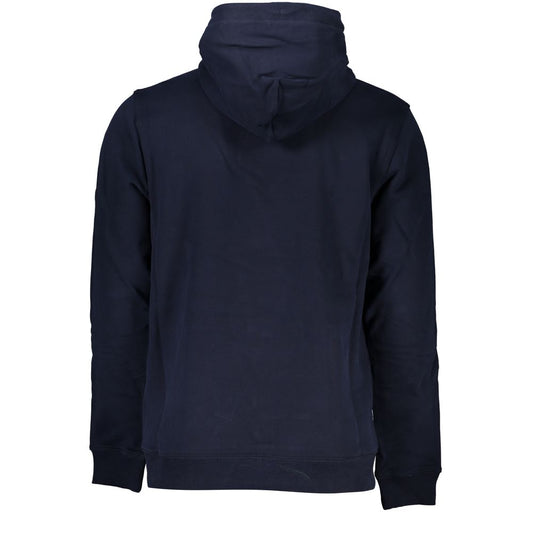 Tommy Hilfiger Blue Cotton Men Sweater with Hood