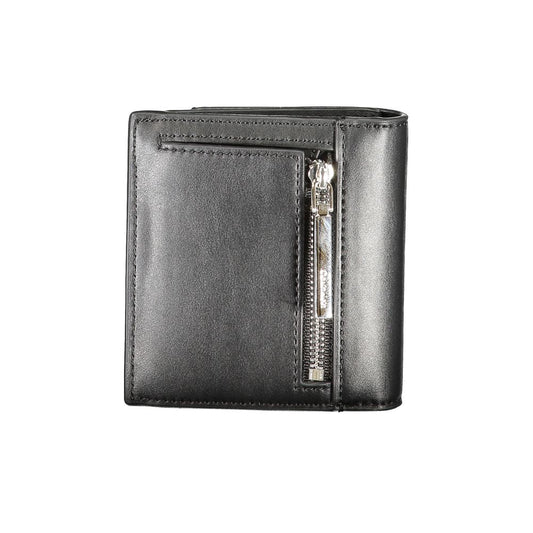 Calvin Klein Black Polyurethane Women Wallet