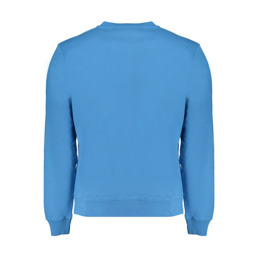 Napapijri Blue Cotton Men Sweater