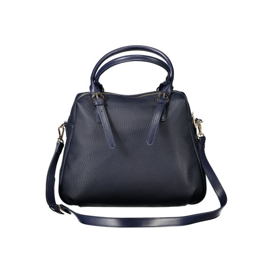 Mario Valentino Blue Polyurethane Women Handbag