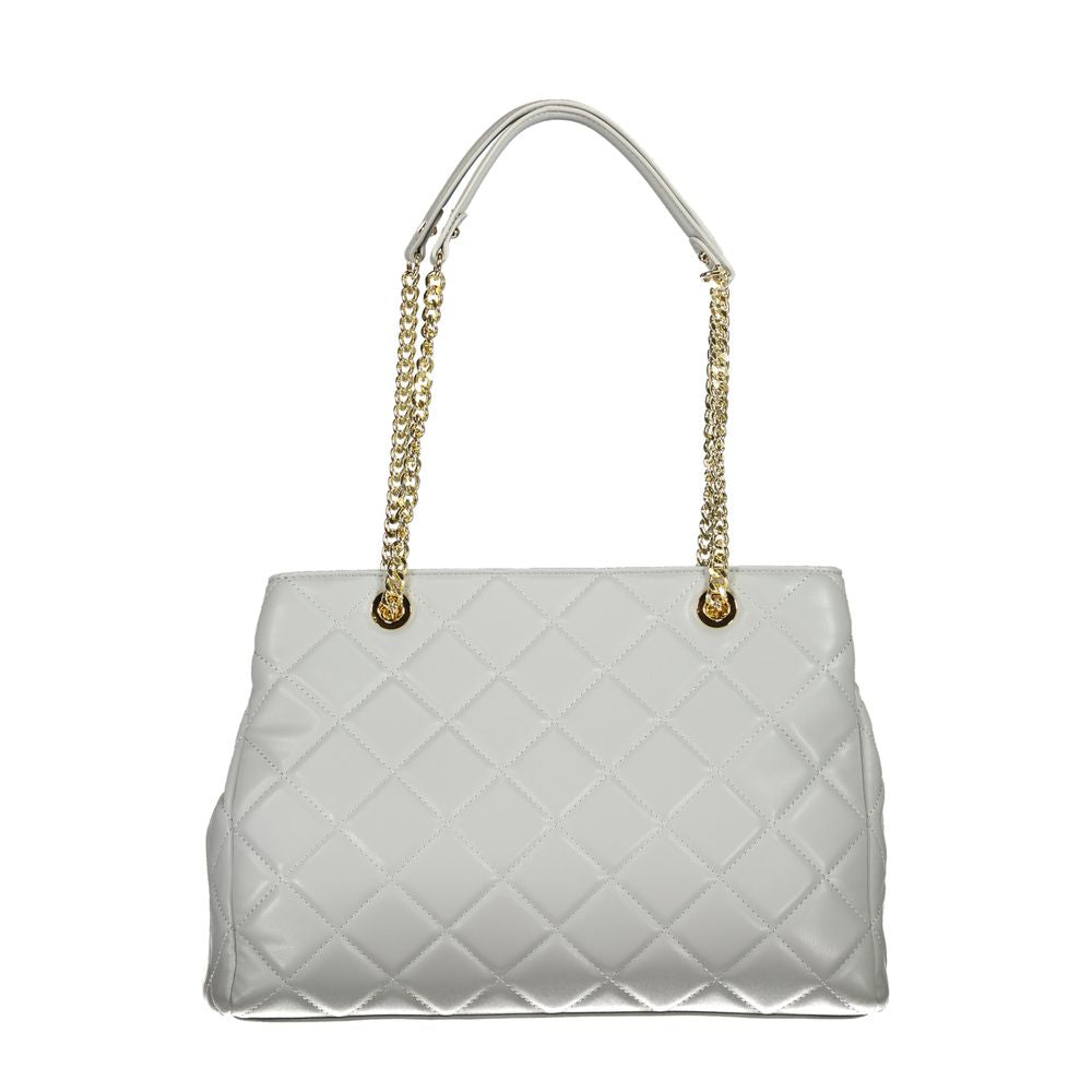 Mario Valentino Gray Polyethylene Handbag