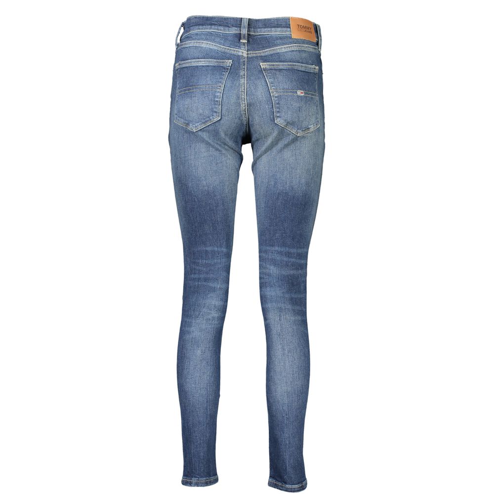 Tommy Hilfiger Blue Cotton Women's Skinny Jean