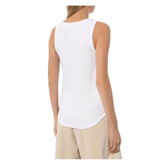 Comme Des Fuckdown White Cotton Women Top