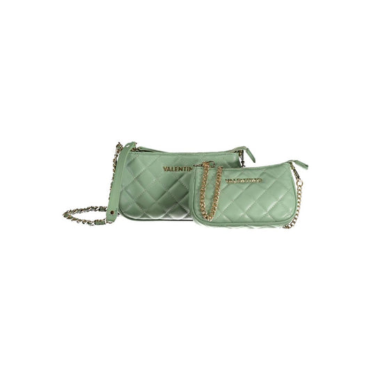 Mario Valentino Green Polyethylene Handbag