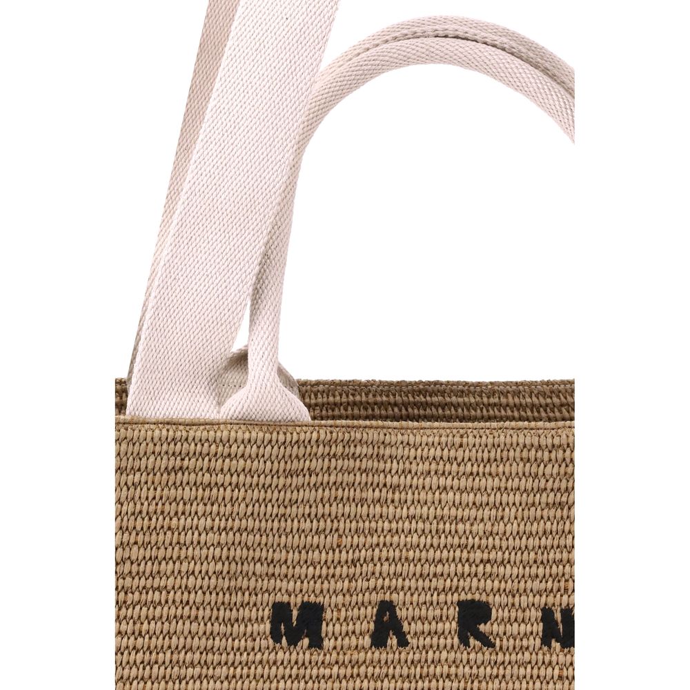 Marni Beige Polyamide Shoulder Bag