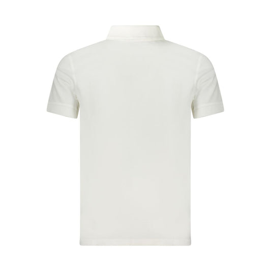 Hugo Boss White Cotton Polo Shirt