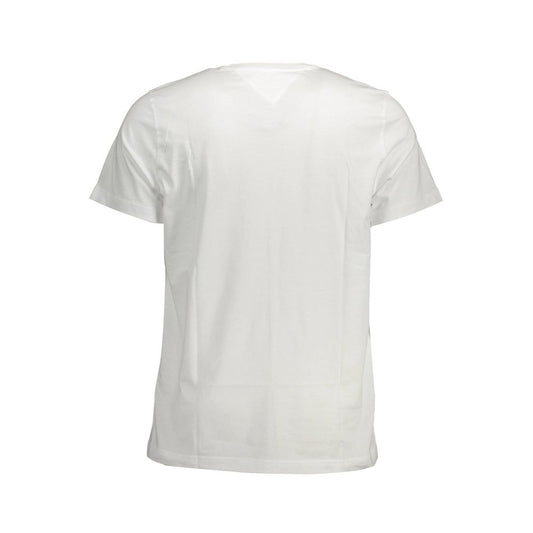 Tommy Hilfiger White Organic Cotton Men T-Shirt