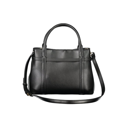 Mario Valentino Black Polyethylene Women Handbag