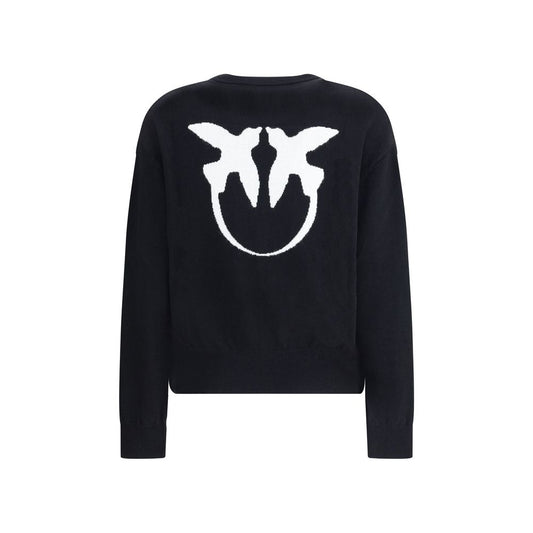 PINKO Black Wool Sweatshirt