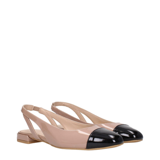 Stuart Weitzman Pink Leather Ballet Flats