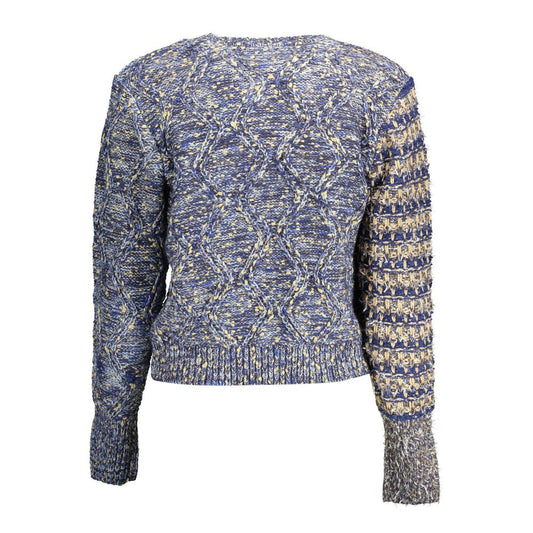 Desigual Blue Polyester Sweater