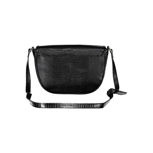 La Martina Black Polyethylene Handbag