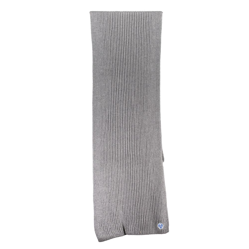 North Sails Grigio Cotton Men Scarf