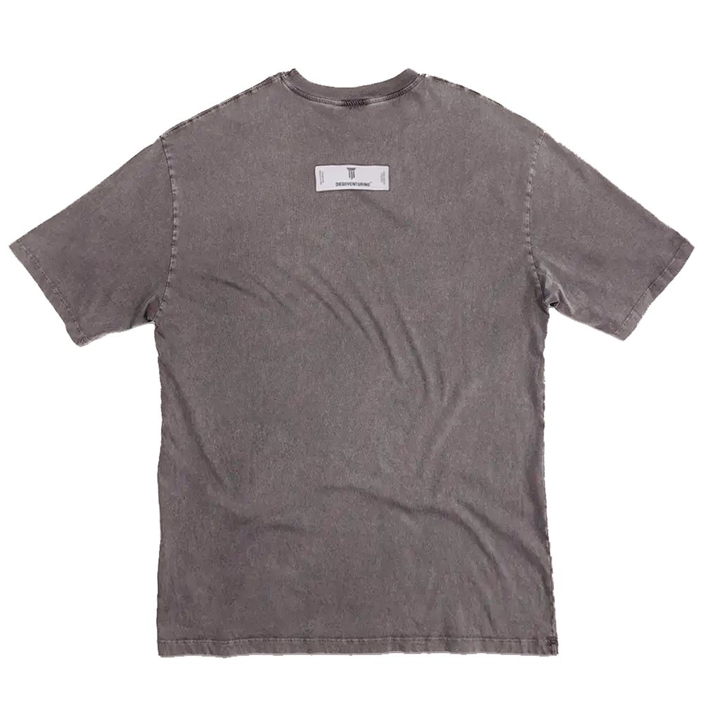 Diego Venturino Gray Cotton T-Shirt