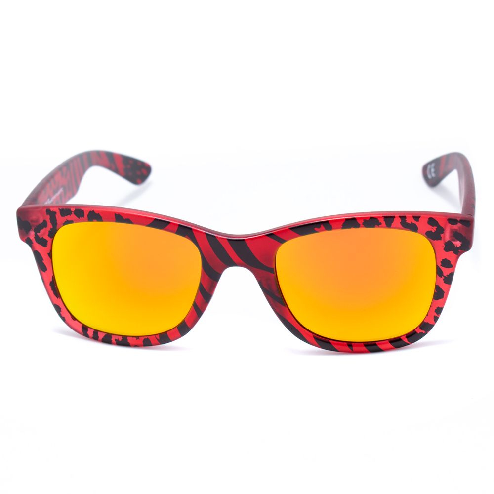 Italia Independent Red Acetate Sunglasses