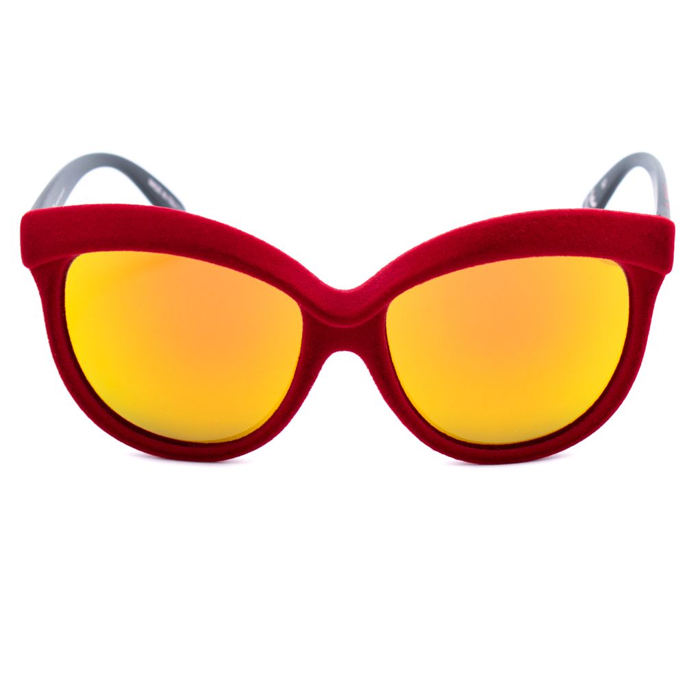 Italia Independent Red Acetate Sunglasses
