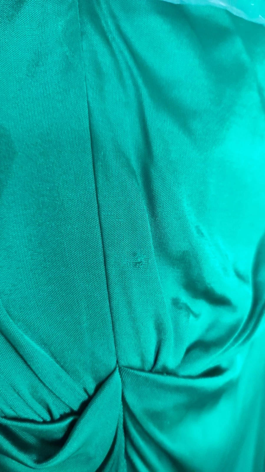 Dolce & Gabbana Dark Green Viscose Long Sleeve Midi Dress