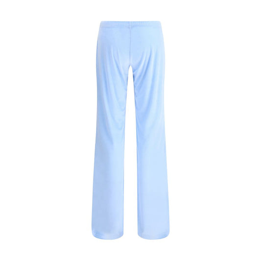 Balenciaga Light Blue Triacetate Casual Pants