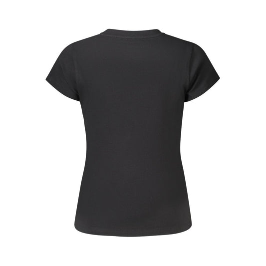 Pepe Jeans Black Cotton Women T-Shirt