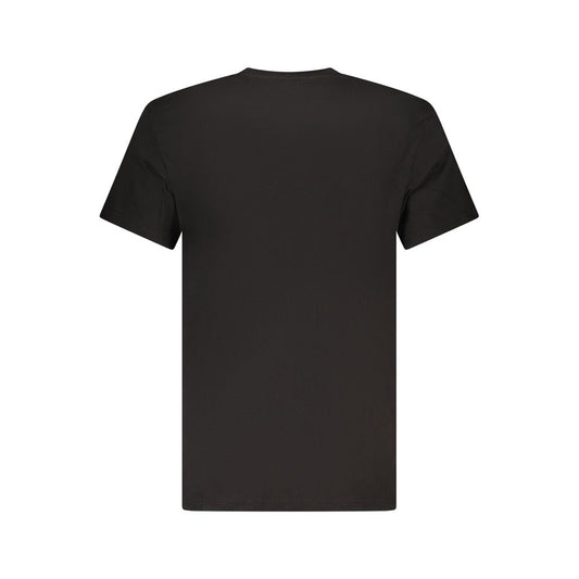 Tommy Hilfiger Black Cotton Men T-Shirt