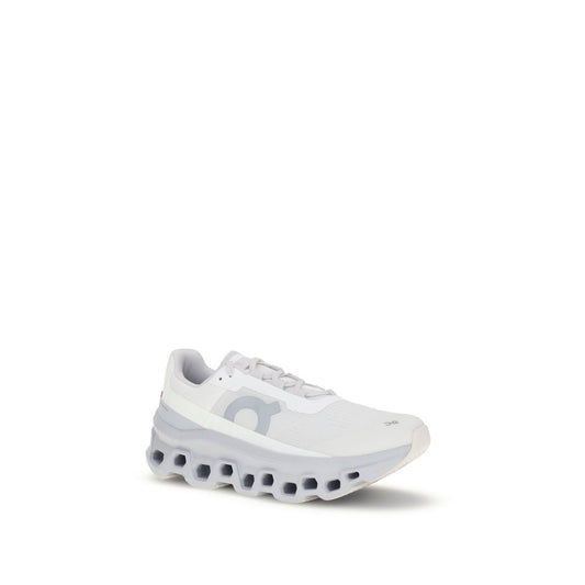 ON White Polyester Athletic Sneakers