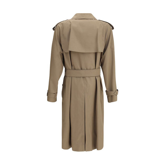 Burberry Beige Cotton Trench Coat