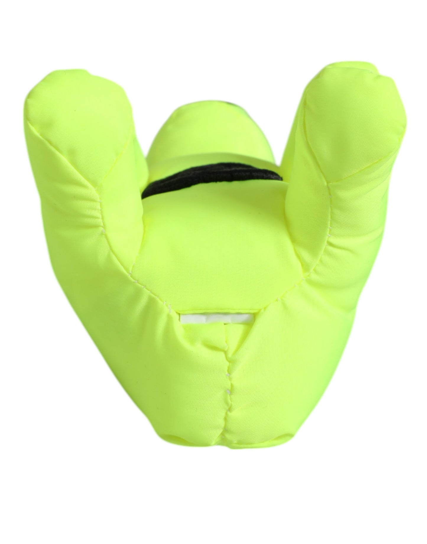 Neon Green Bear Embroidered Logo Men Keychain Clasp Keyring