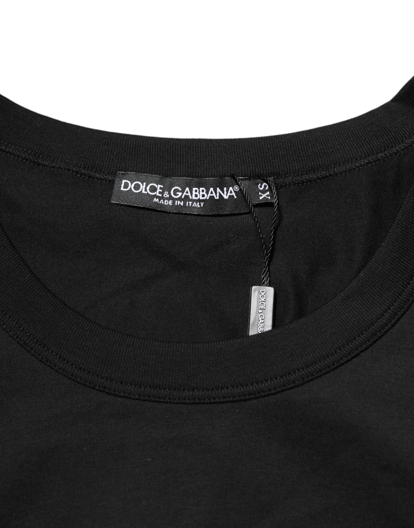 Dolce & Gabbana Black Cotton Sleeveless Underwear Men Tank Top