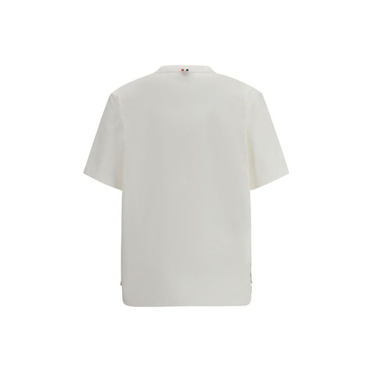 Thom Browne White Cotton T-Shirt