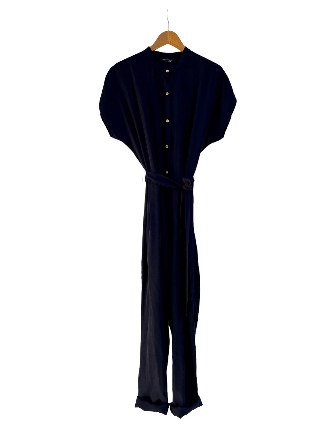 651 Anet Relaxed Lyocell Jumpsuit Sage green