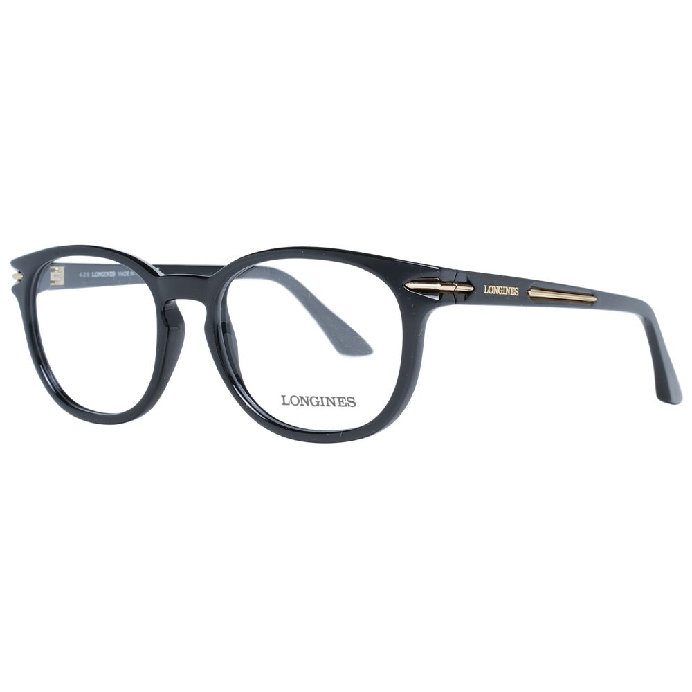 Longines Black Plastic Glasses (Frames)