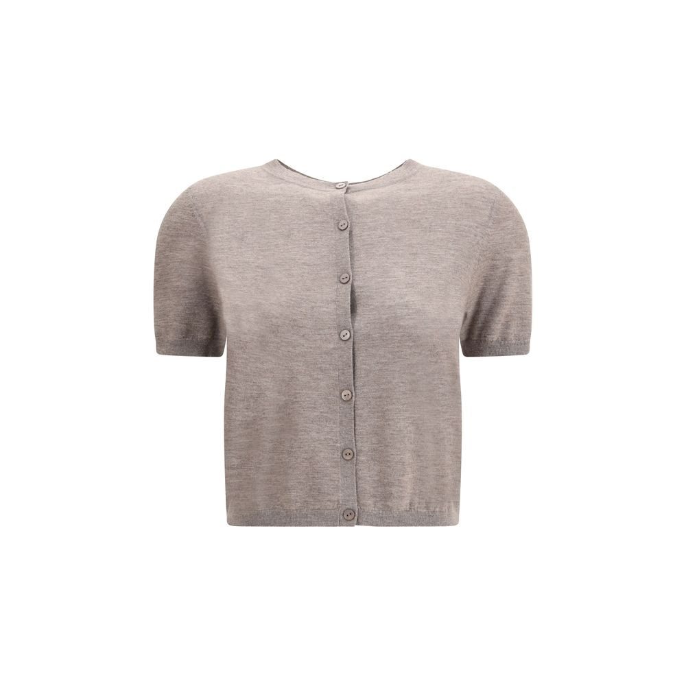 Lisa Yang Beige Cashmere Cardigan