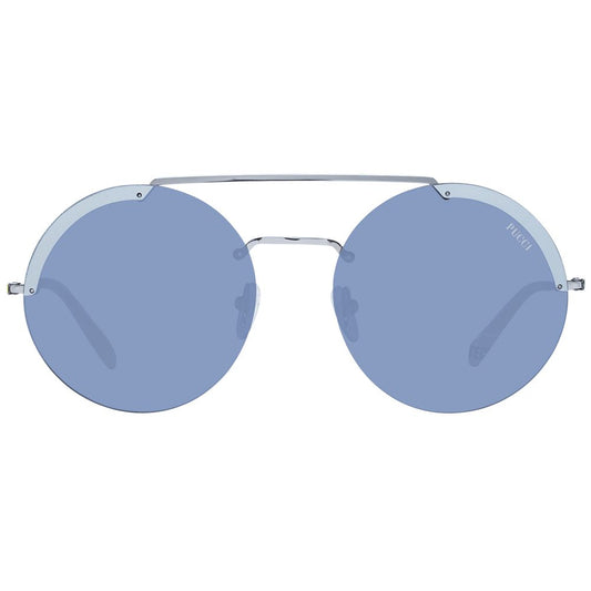 Emilio Pucci Gray Metal Sunglasses