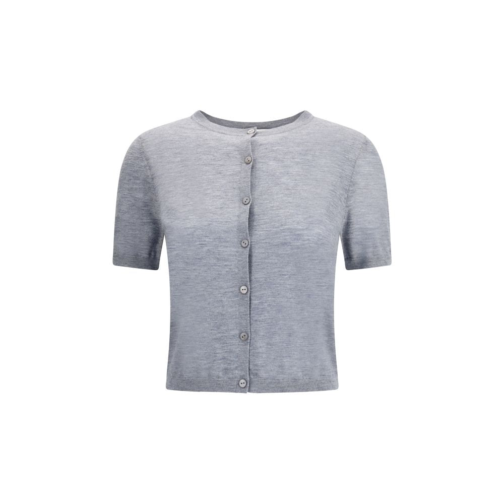 Lisa Yang Gray Cashmere Cardigan