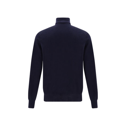 Brunello Cucinelli Blue Cashmere Cashmere Sweater