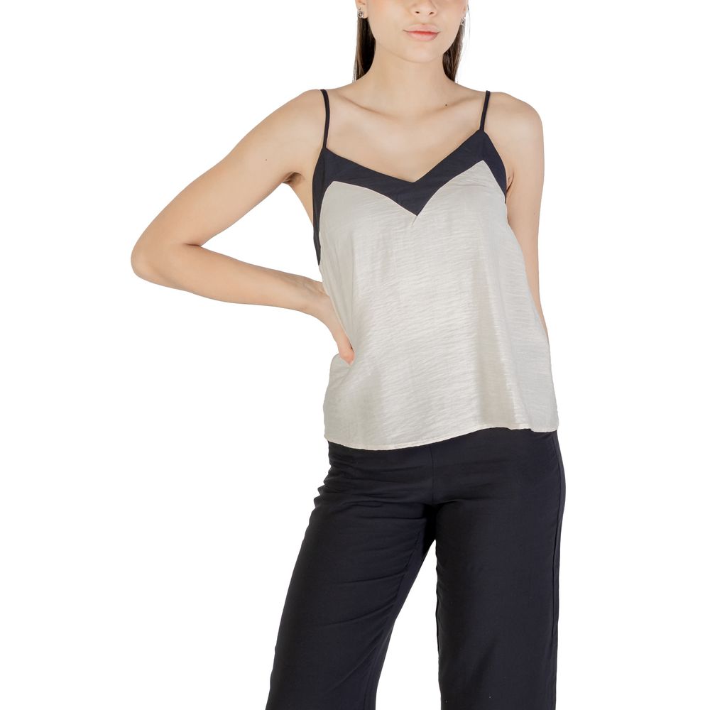 Vero Moda Beige Nylon Top
