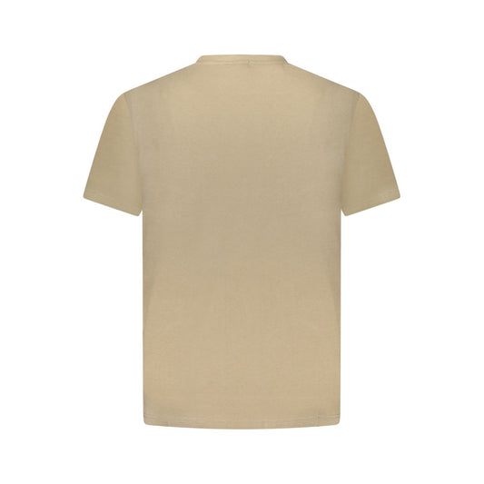 Napapijri Brown Cotton Men T-Shirt