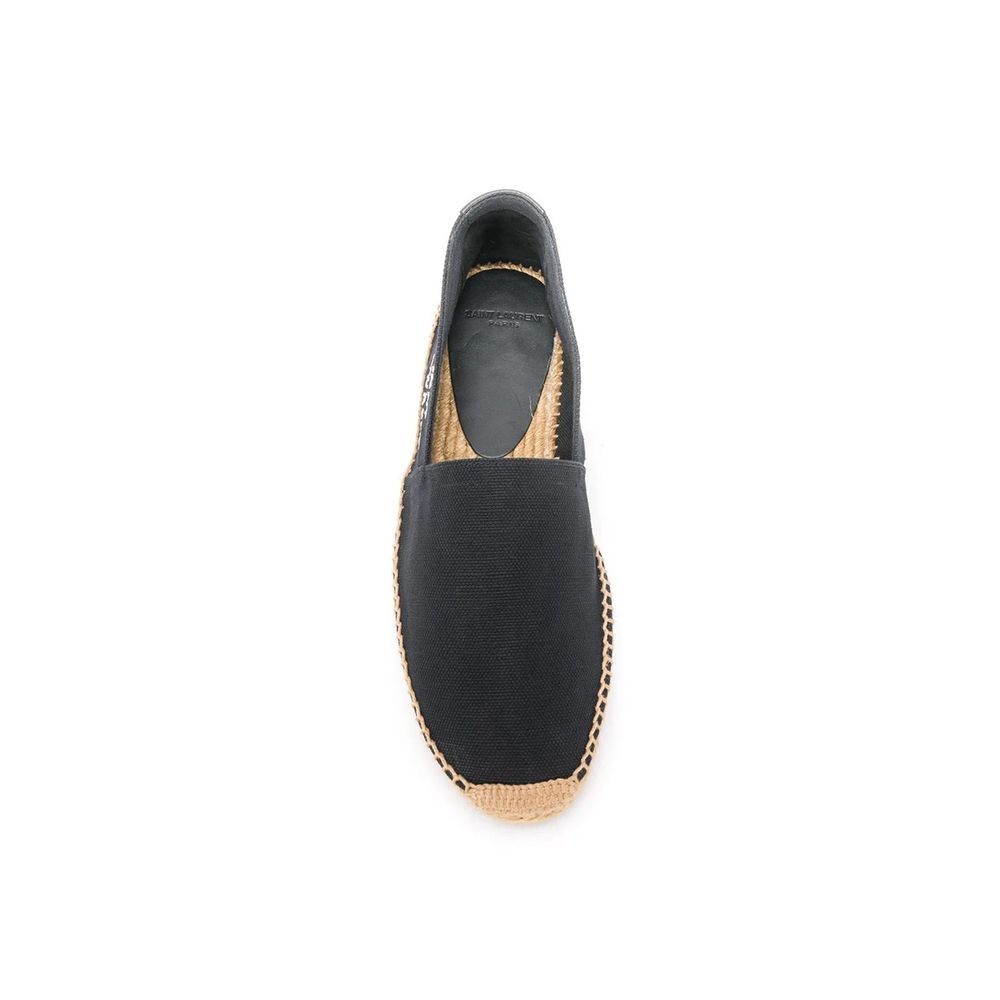 Saint Laurent Black Canvas Espadrilles
