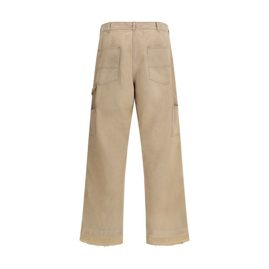 Margiela Beige Cotton Casual Pants