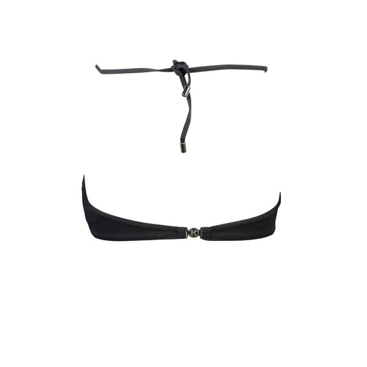 Karl Lagerfeld Black Elastane Swimwear