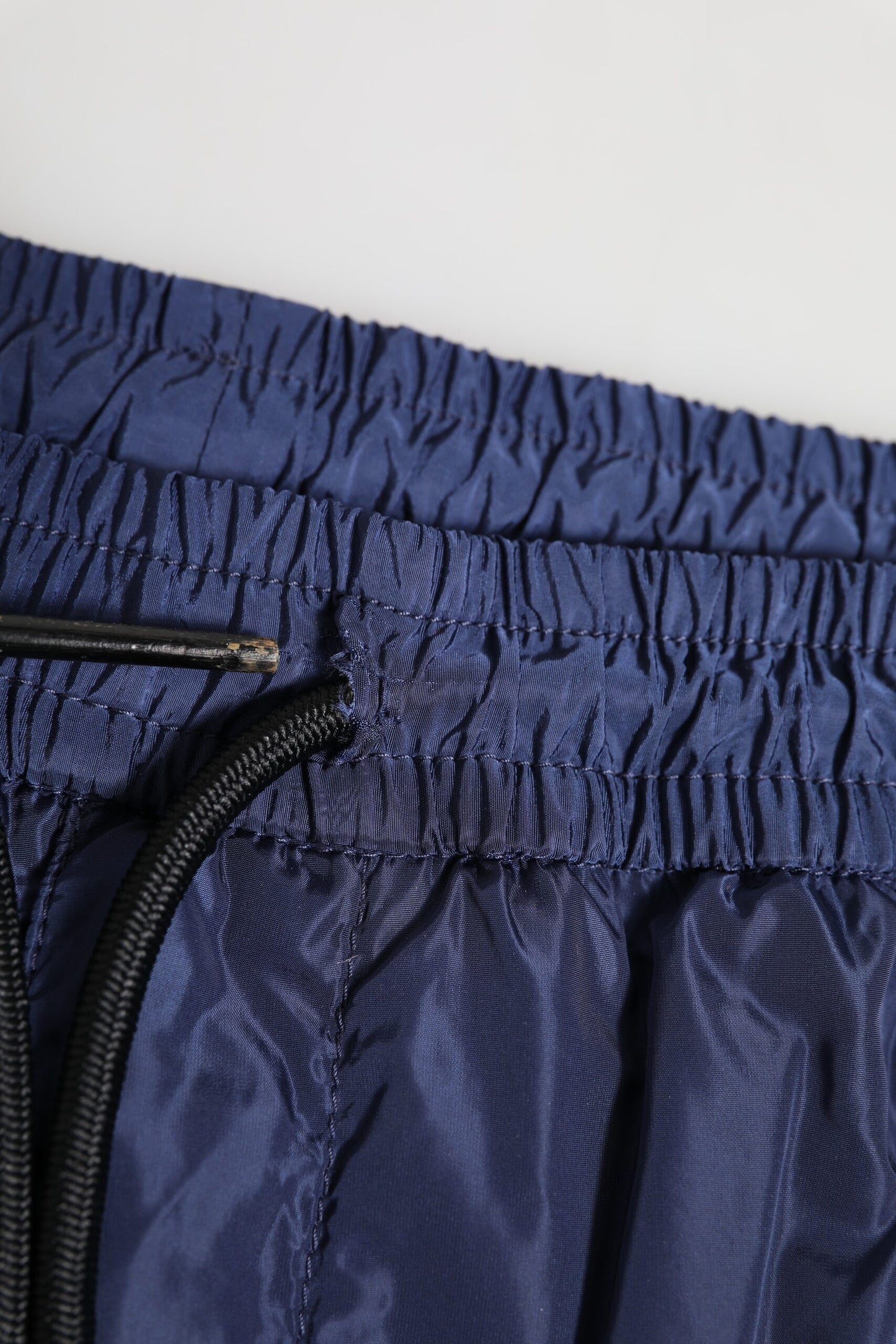 Dolce & Gabbana Blue Nylon Straight Jogger Sweatpants Pants