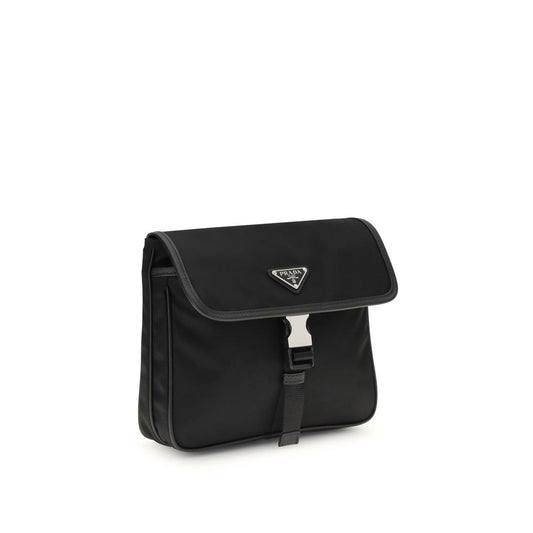 Prada Black Recycled Polyamide Shoulder Bag