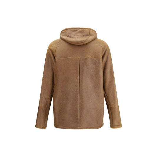 Salvatore Santoro Brown Leather Coat