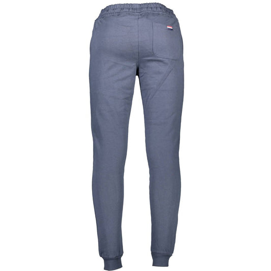 U.S. POLO ASSN. Blue Cotton Men's Trouser