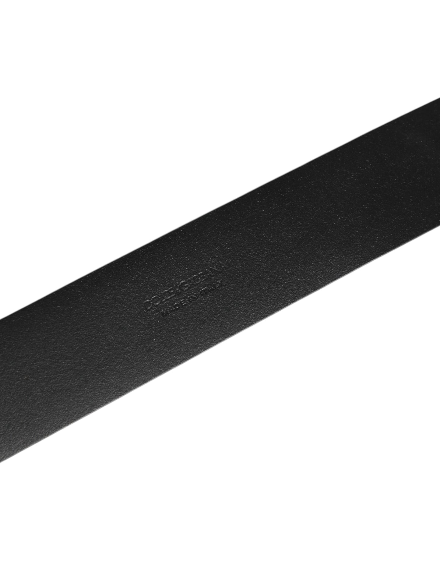 Dolce & Gabbana Brown Leather Side Rings Brass Buckle Belt