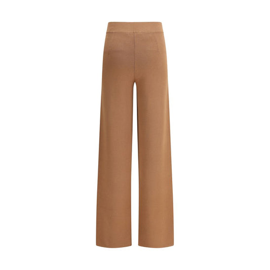 Max Mara Brown Viscose Casual Pants