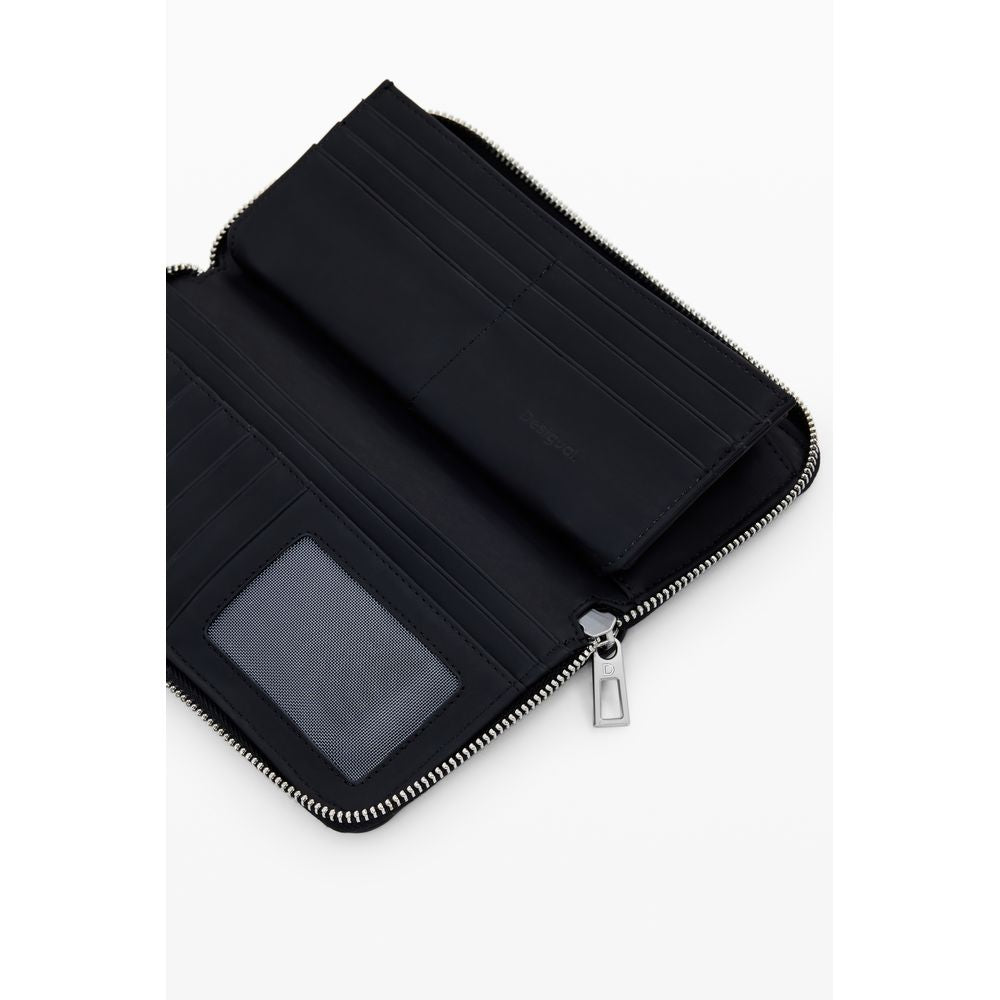 Desigual Nero Poliuretano Women Wallet