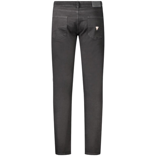 Guess Jeans Nero Cotton Mens Skinny Jean